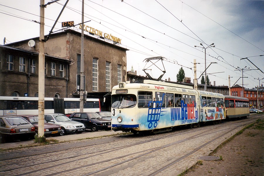 GT6 #508+551: Szczecin, Dworzec Główny PKP 