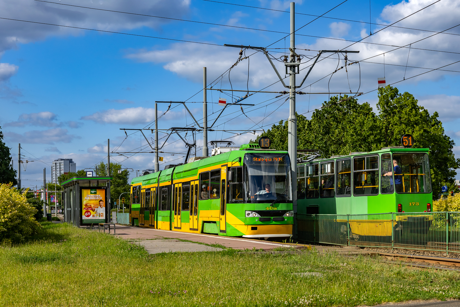 RT6N1 #408: Poznań, przystanek Rondo Starołęka