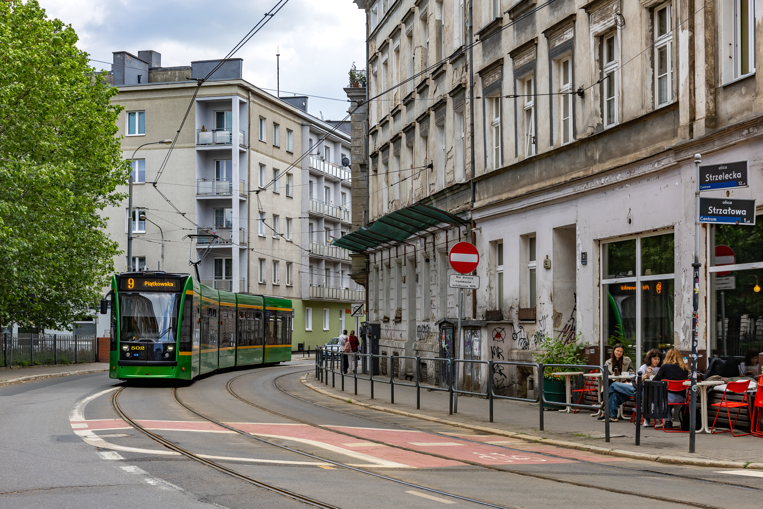 Siemens Combino #502: Poznań, ul. Strzelecka