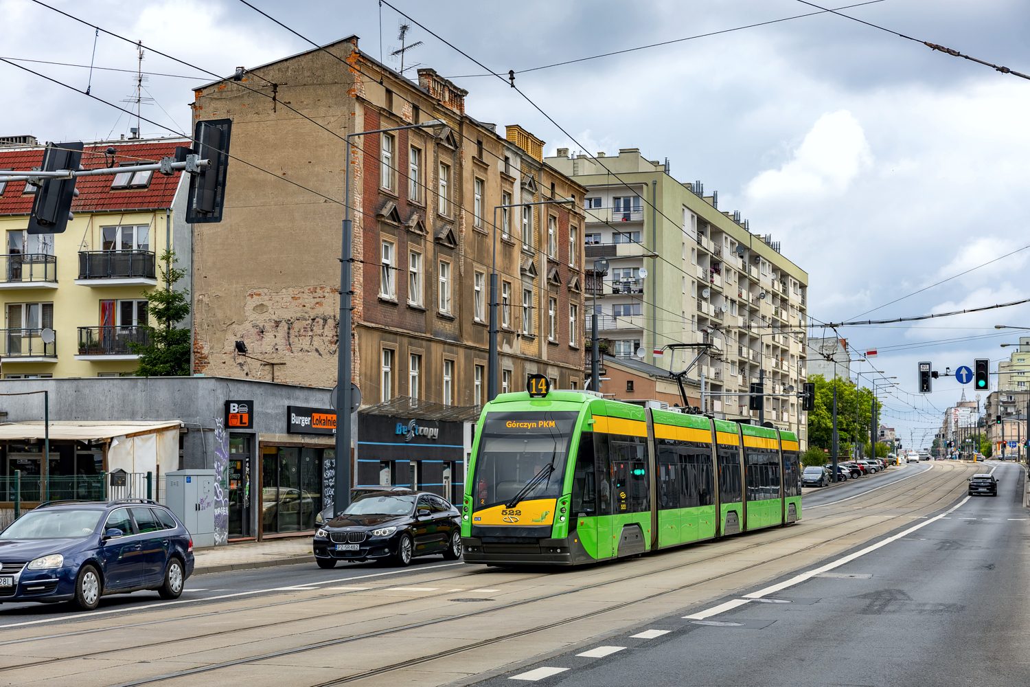 Tramino S105P #522: Poznań, ul. Głogowska