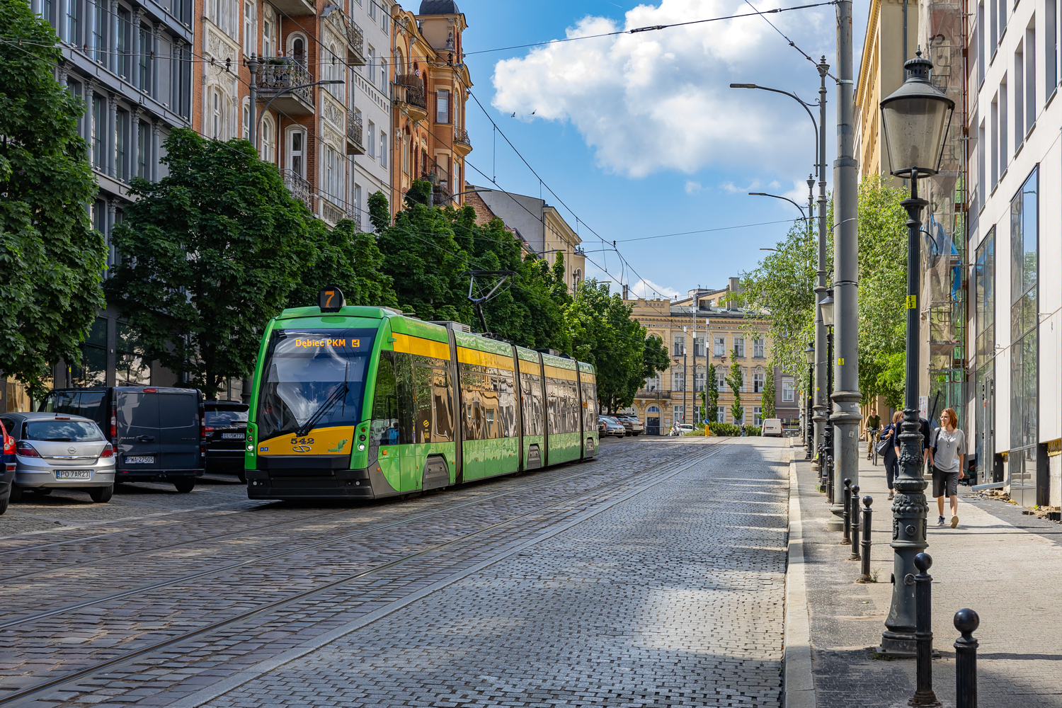 Tramino S105P #542: Poznań, ul. Podgórna