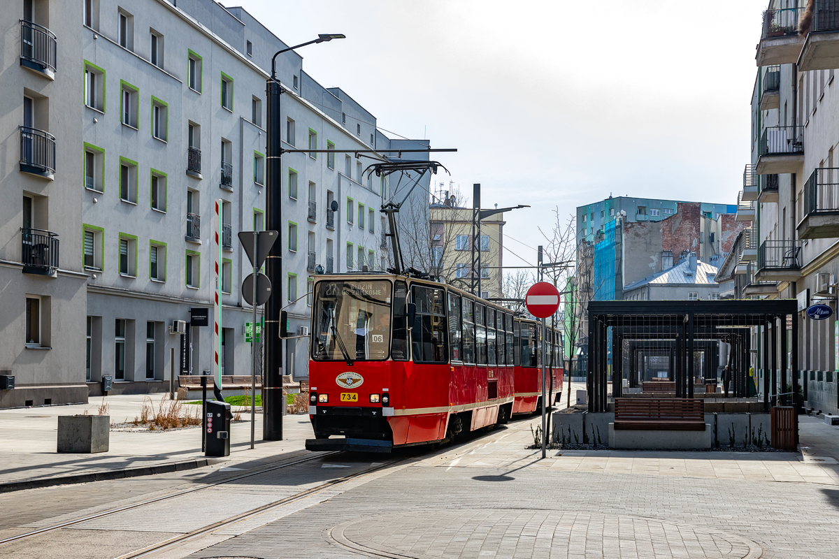 105Na #734+735: Sosnowiec, ul. Małachowskiego