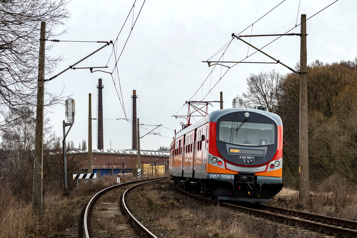 EN57-2008: Nieszawka - Toruń Kluczyki 