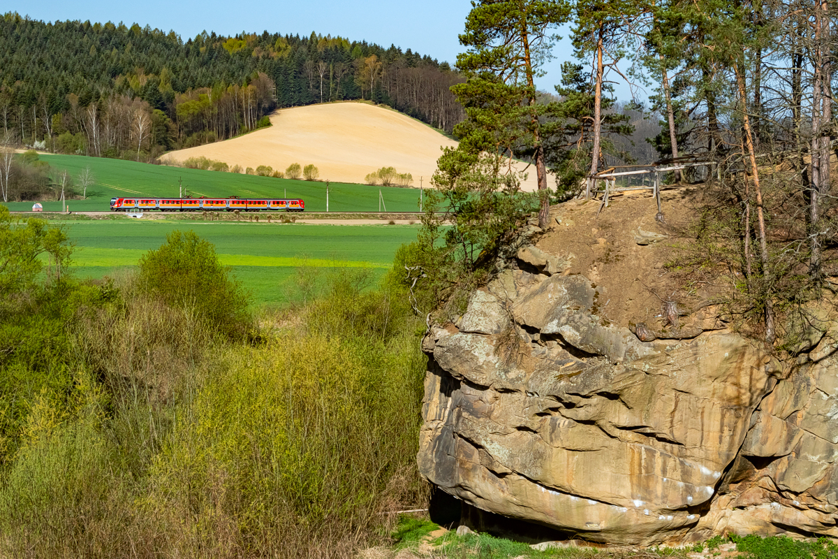 EN57-2013: Zborowice - Bogoniowice Ciężkowice