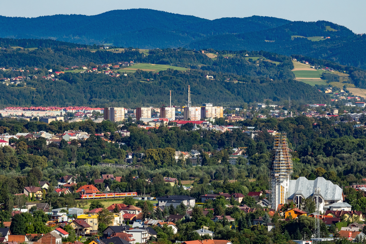 EN57-840: Nowy Sącz Miasto - Nowy Sącz Chełmiec