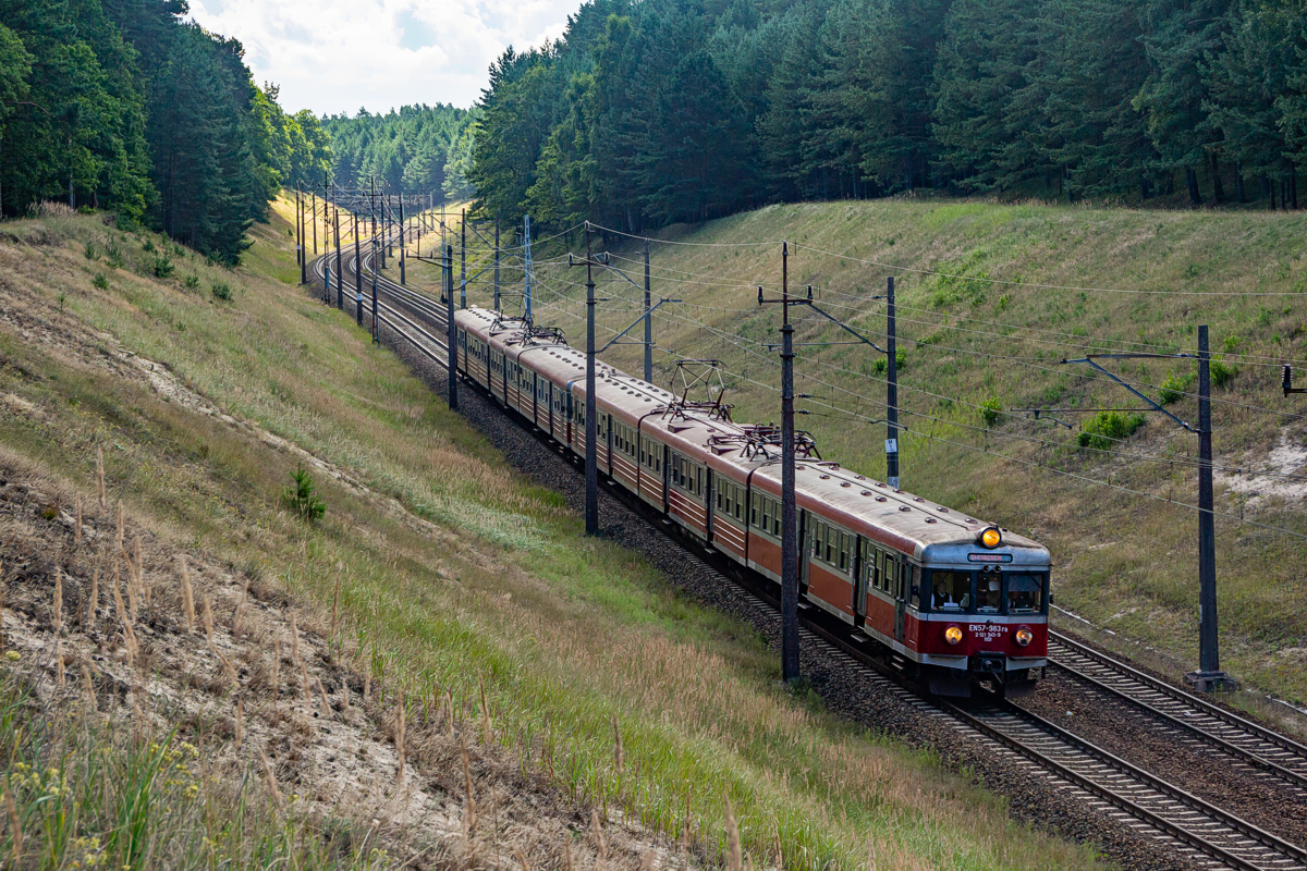 EN57-983+?: Warnowo - Międzyzdroje