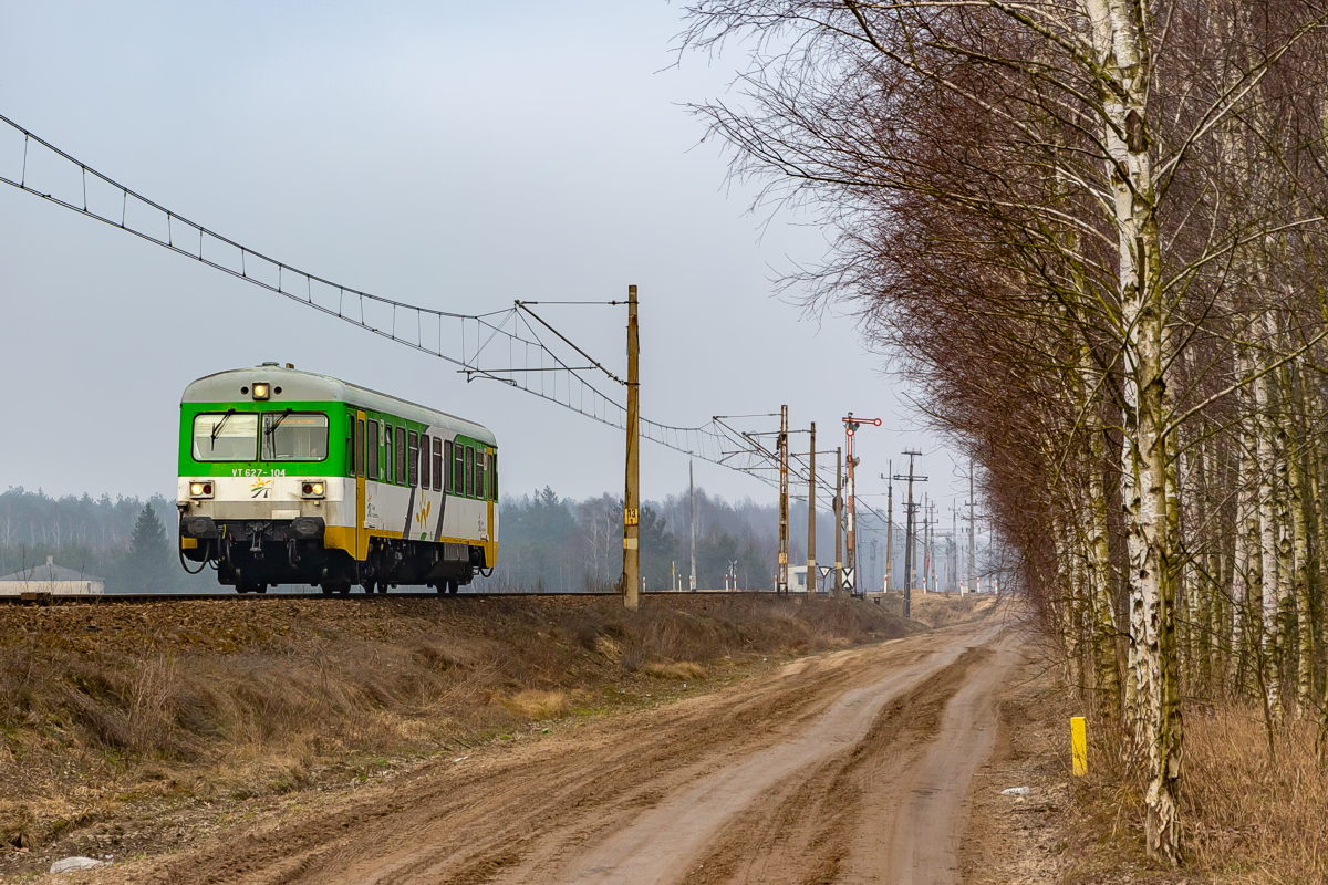 VT627-104: Strzelce Kujawskie - Raciborów Kutnowski