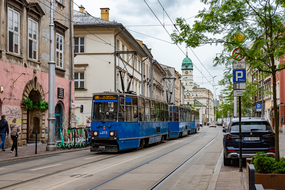 105Na #RZ273+RZ275+RZ276: Kraków, ul. Krakowska