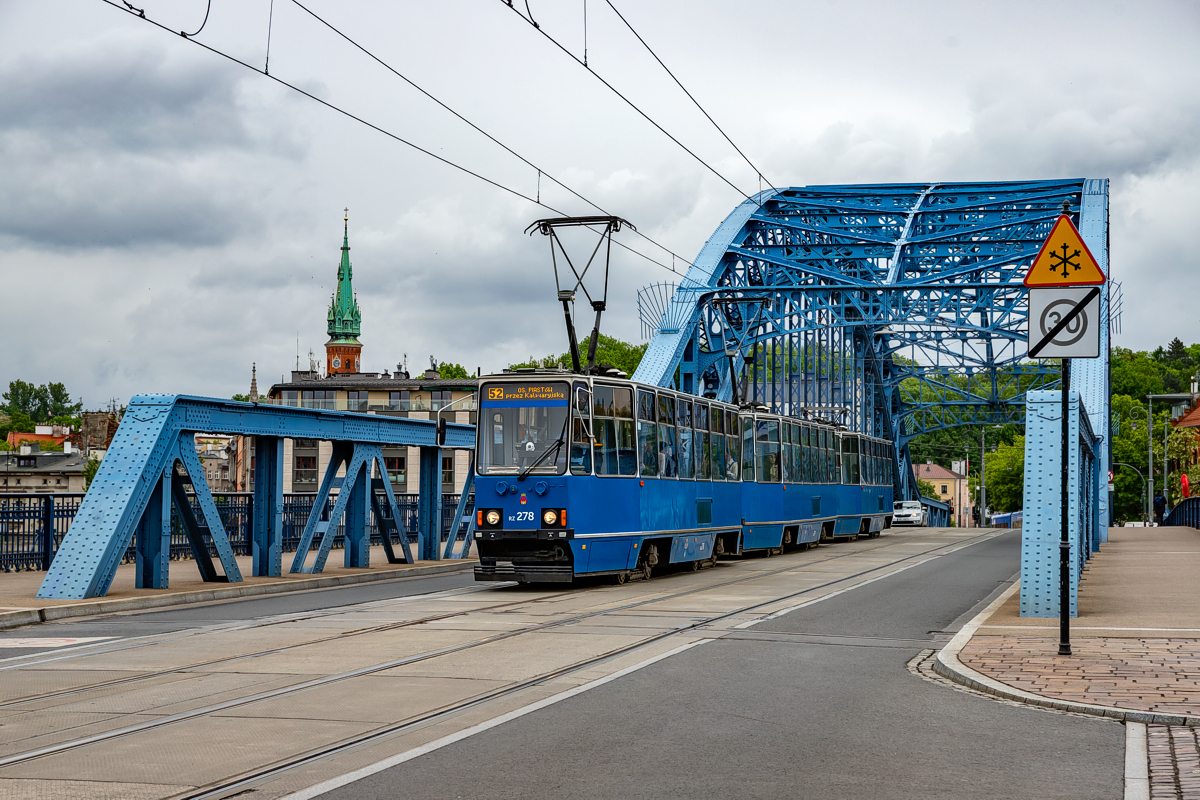 105Na #RZ278+RZ279+RZ280: Kraków, Most Józefa Piłsudskiego