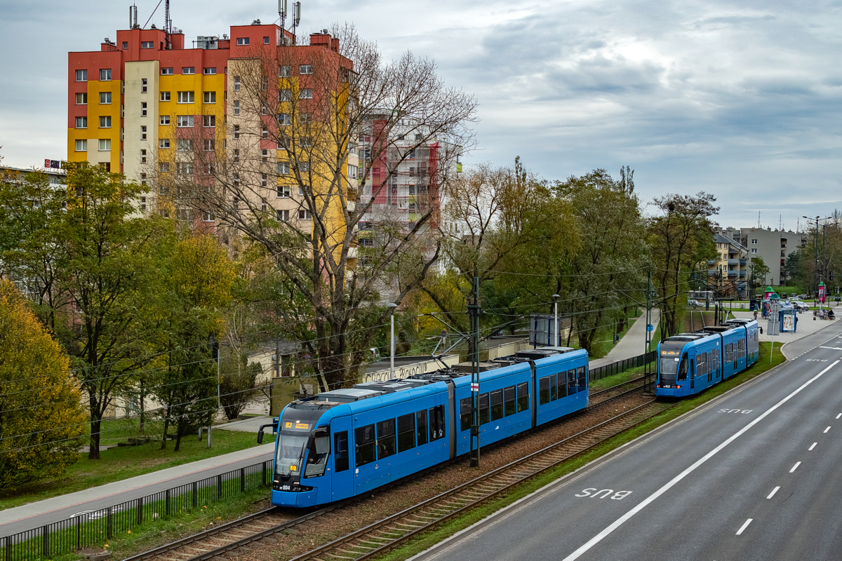 NGT8 #RY804: Kraków, ul. Wielicka