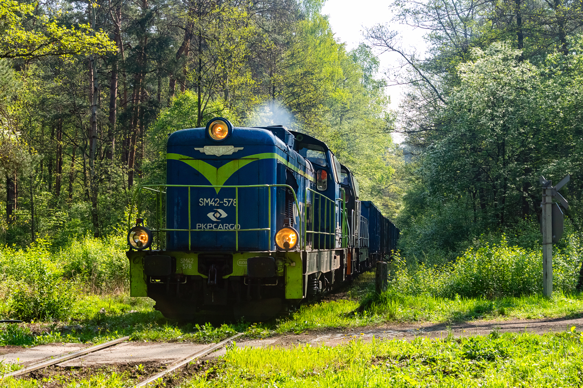 SM42-578+1031: Krzeszowice - Zalas