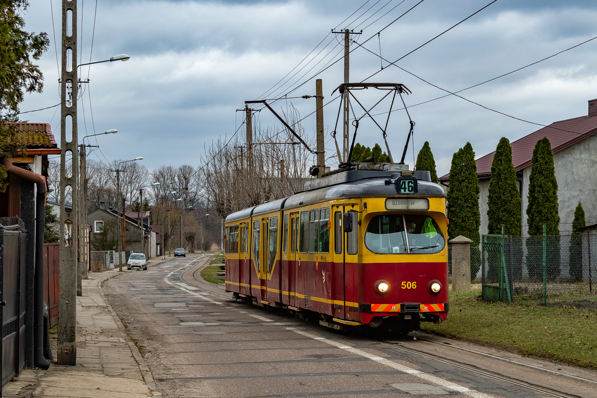 GT8N #506: Ozorków, ul. Południowa