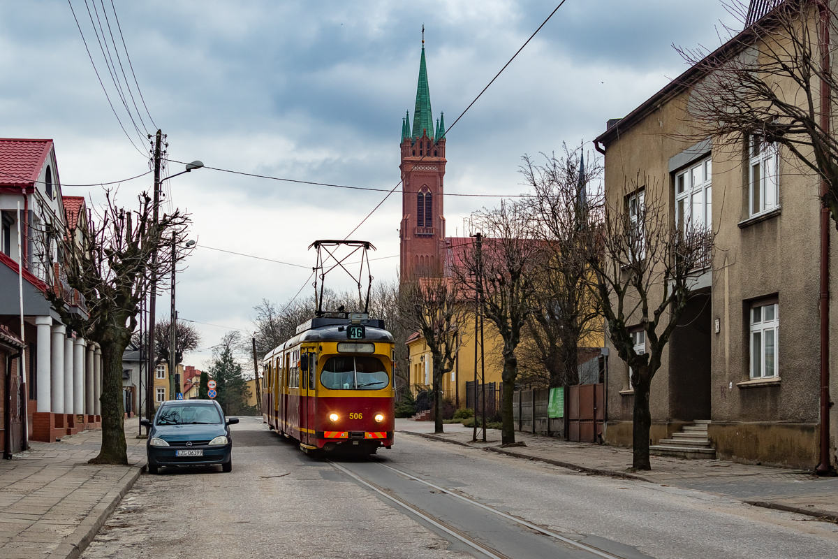 GT8N #506: Zgierz, ul. Łęczycka
