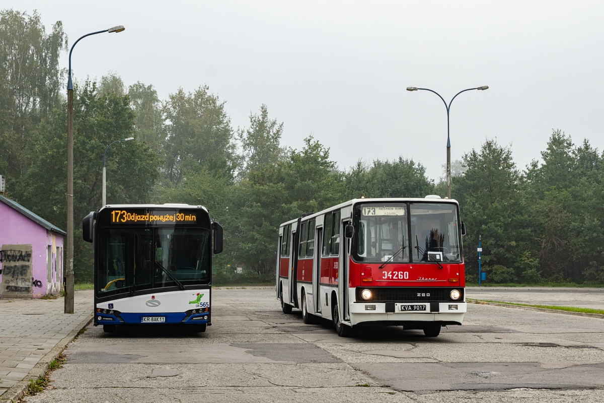 Ikarus 280.26 #34260: Kraków, pętla Nowy Bieżanów Południowy 