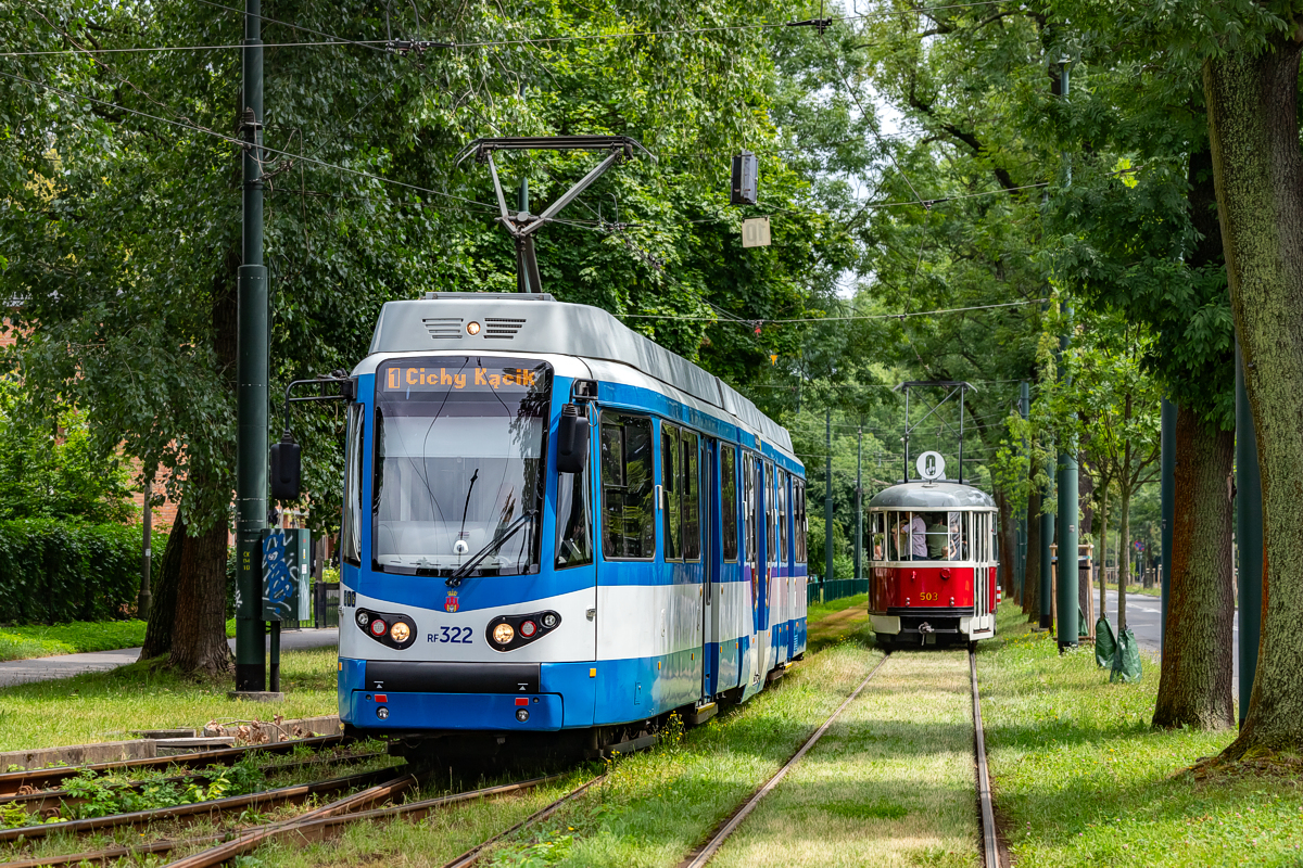 GT8S #RF322: Kraków, al. 3 Maja