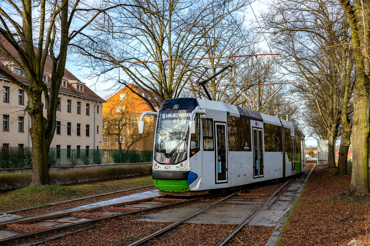 Moderus Beta MF29AC BD #621: Szczecin, ul. Żołnierska