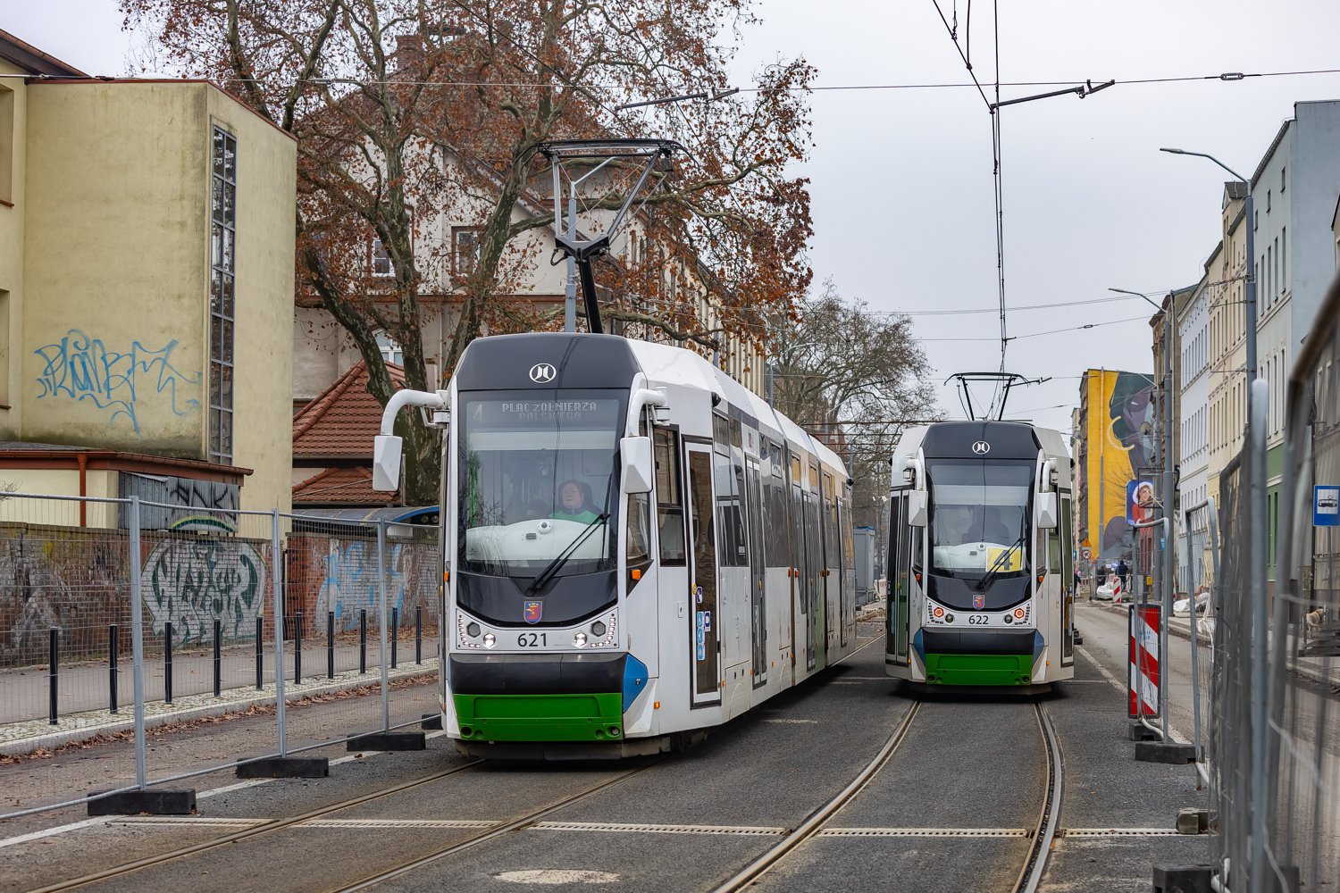 Moderus Beta MF29AC BD #621: Szczecin, al. Powstańców Wielkopolskich