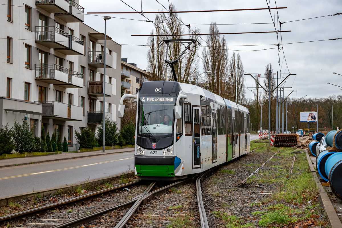 Moderus Beta MF29AC BD #622: Szczecin, al. Powstańców Wielkopolskich