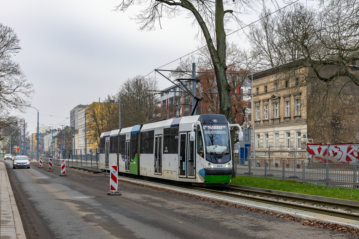 Moderus Beta MF29AC BD #624: Szczecin, al. Powstańców Wielkopolskich