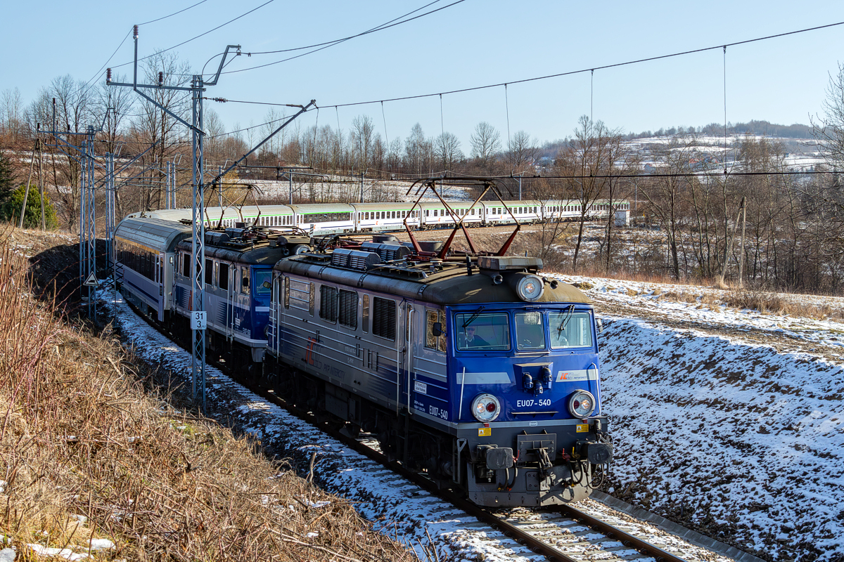 EU07-540+060: Stronie - Stryszów