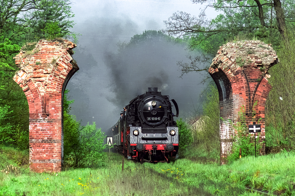 BR35 1019+BR03 2204: Laski Odrzańskie