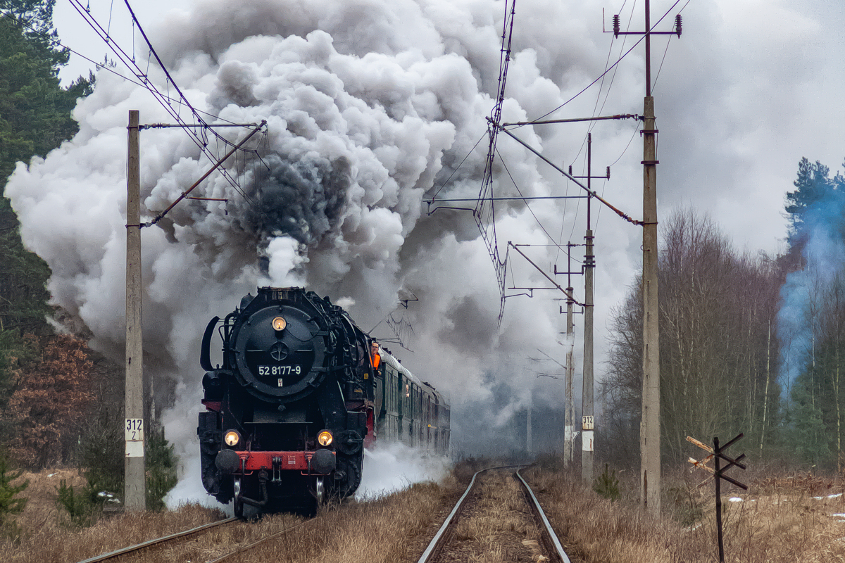 BR52 8177: Lisie Pole - Krzywin Gryfiński