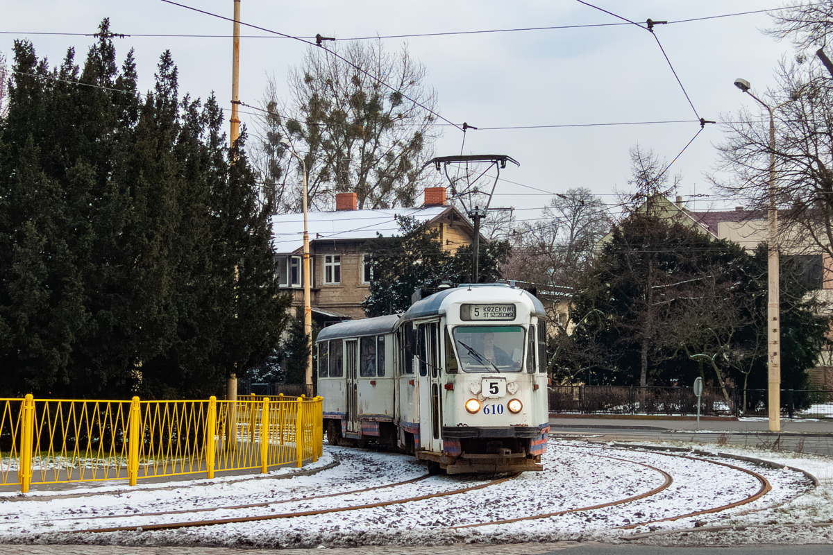 102Na #610: Szczecin, ul. Wawrzyniaka/Mickiewicza 