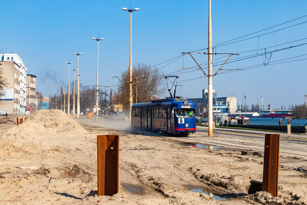 GT6 #509: Szczecin, ul. Jana z Kolna 