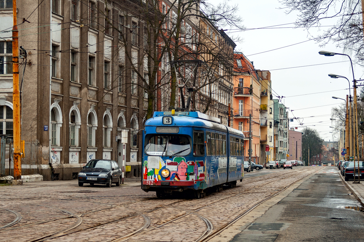 GT6 #512: Szczecin, ul. Niemierzyńska 