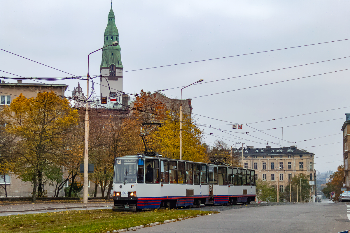 105Na #1027+1028: Szczecin, ul. Dworcowa