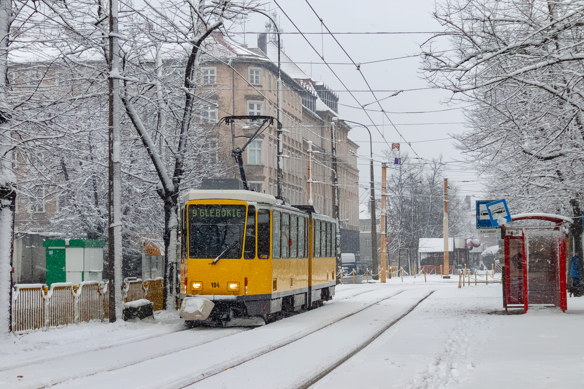 KT4Dt #104: Szczecin, plac Zawiszy 
