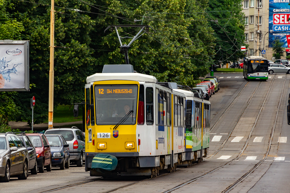 KT4Dt #126+125: Szczecin, ul. Asnyka 