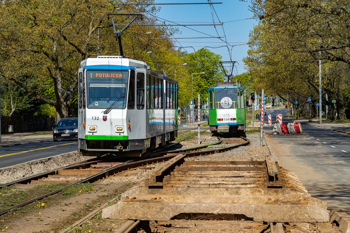 KT4Dt #132: Szczecin, al. Wojska Polskiego