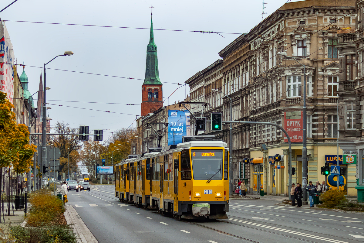 T6A2D #211+212+204: Szczecin, ul. Krzywoustego