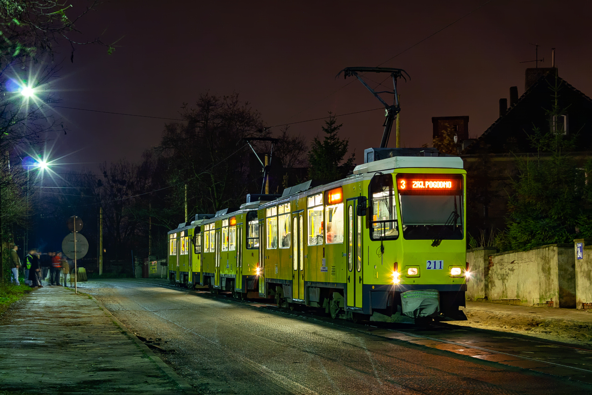 T6A2D #211+212+204: Szczecin, ul. Ludowa 