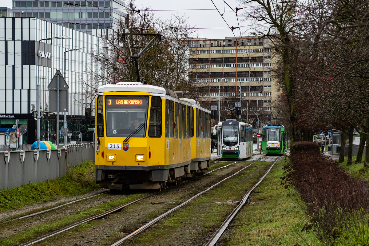 T6A2D #215+216: Szczecin, al. Wyzwolenia 