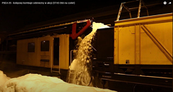 [VIDEO] PSEA-35 - kolejowy kombajn odśnieżny w akcji (ST43-366 na czele!)